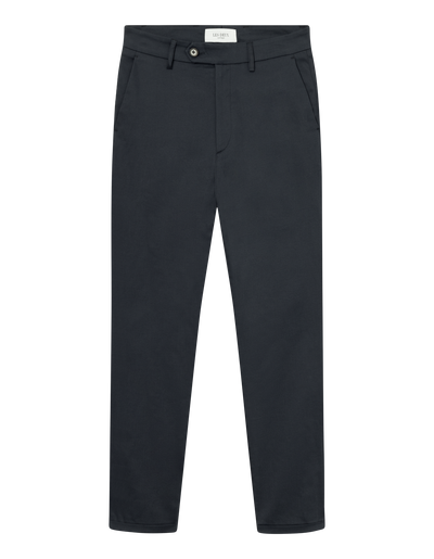 Como Cotton Suit Pants - Dark Navy