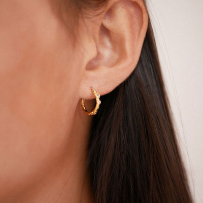 Lily Hoops - Gold