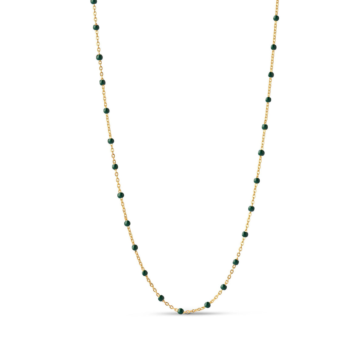 Lola Necklace - Petrol Green