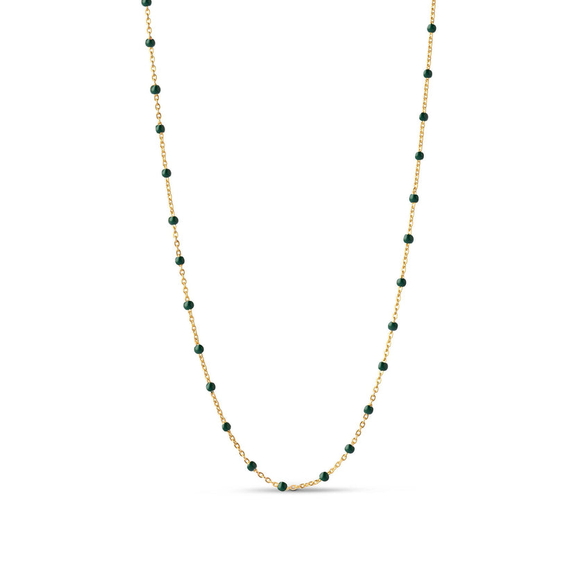 Lola Necklace - Petrol Green