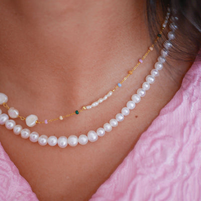 Lola Perla Necklace - Dreamy/Pearl
