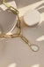 Statement Drop Pearl Necklace - Gold Plating