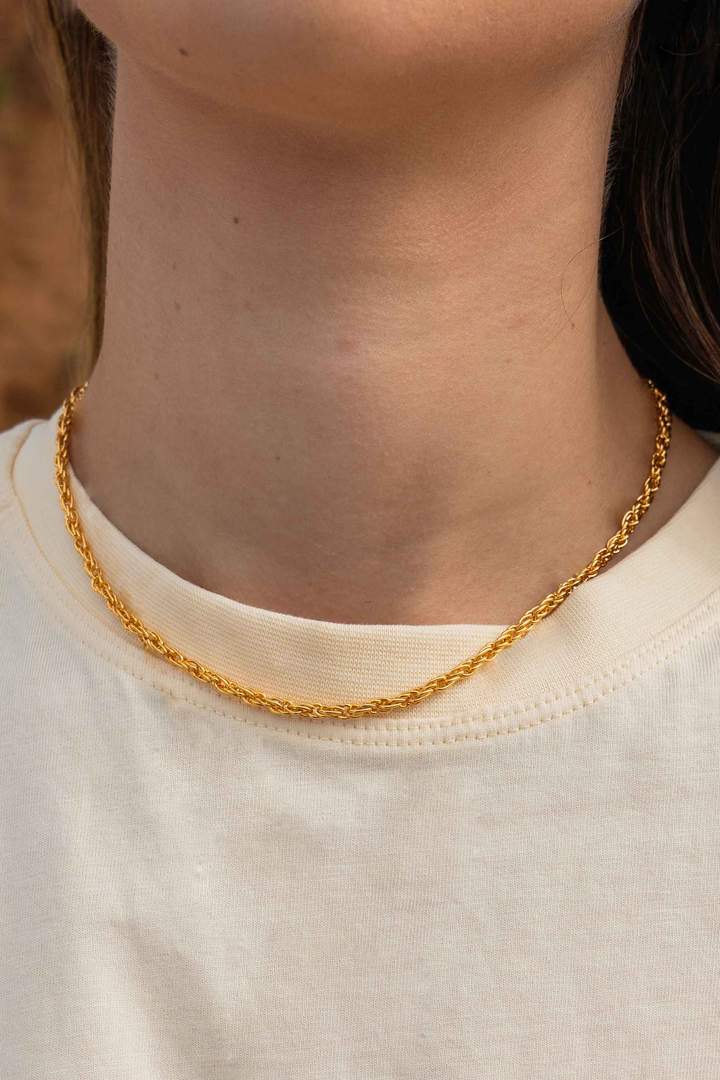 Bella Braid Chain - Gold Plating