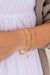Tabitha Bar Bracelet - Gold Plating